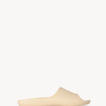Right side view of toile ama slide on white background, with no model shown.