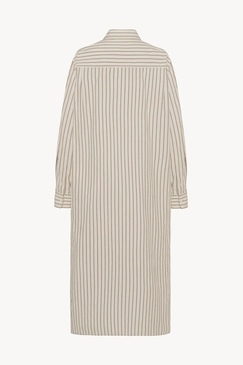 Back view of the midi dress with white background, no model shown.