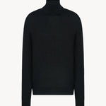 Front view of black bjorn top on white background, with no model shown.