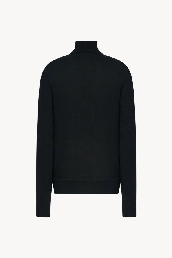 Back view of black bjorn top on white background, with no model shown.