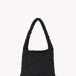 Front view of black Didion Shoulder bag on white background, with no model shown.