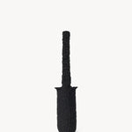 Side view of black Didion Shoulder bag on white background with no model shown.