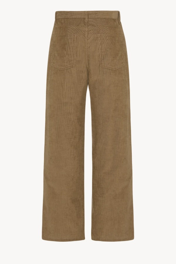 Back view of beige eglitta pant on white background, with no model shown.