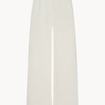 Front view of off white gala pant on white background, with no model shown.
