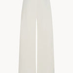 Back view of off white gala pant on white background, with no model shown.