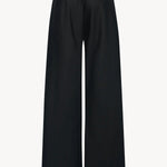 Back view of black gala pant on white background, with no model shown.