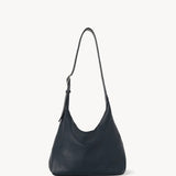 Front view of blu notte isa shoulder bag on white background, with no model shown.