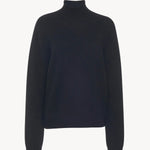 Front view of black kensington top on white background, with no model shown.