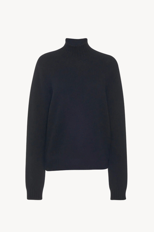 Front view of black kensington top on white background, with no model shown.