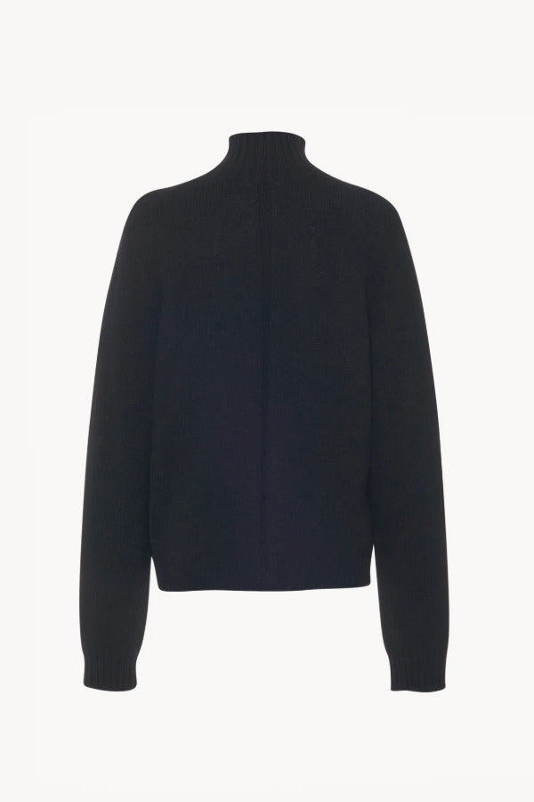 Back view of black kensington top on white background, with no model shown.