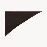 Folded view of Brown Melange Leomine Scarf on white background, with no model shown.