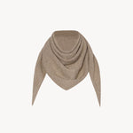 Front view of Taupe Leomine Scarf on white background, with no model shown.