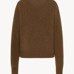 Back view of oak lorynna top on white background, with no model shown.