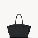 Front view of black marlo 12 bag on white background, with no model shown.