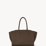 Front view of dark olive marlo 12 bag on white background, with no model shown.