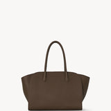 Front view of dark olive marlo 12 bag on white background, with no model shown.
