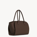 Front slanted view of dark olive marlo 12 bag on white background, with no model shown.