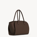 Front slanted view of dark olive marlo 12 bag on white background, with no model shown.