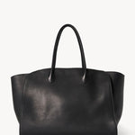 Front  view of black marlo 17 bag on white background, with no model shown.