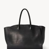 Front  view of black marlo 17 bag on white background, with no model shown.