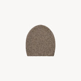 Front view of sepia marvy beanie on white background, with no model shown.