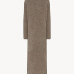 Back view of sepia melani dress on white background, with no model shown.