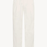 Front view of white belamy pant on white background, with no model shown.