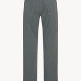 Back view of grey men's fred pants on white background, with no model shown.