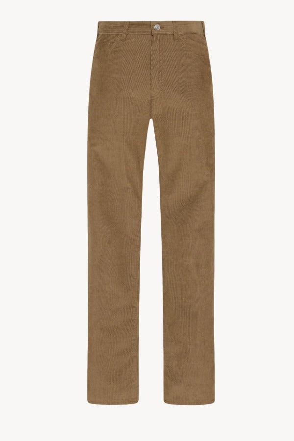 Front view of beige fred pant on white background, with no model shown.
