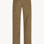 Back view of beige fred pant on white background, with no model shown.