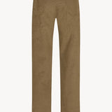 Back view of beige fred pant on white background, with no model shown.