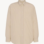 Front view of ivory/beige granada shirt on white background, with no model shown.