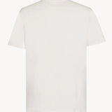 Back view of white luke t-shirt on white background, with no model shown.