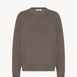 Front view of brown sepia misael top on white background, with no model shown.