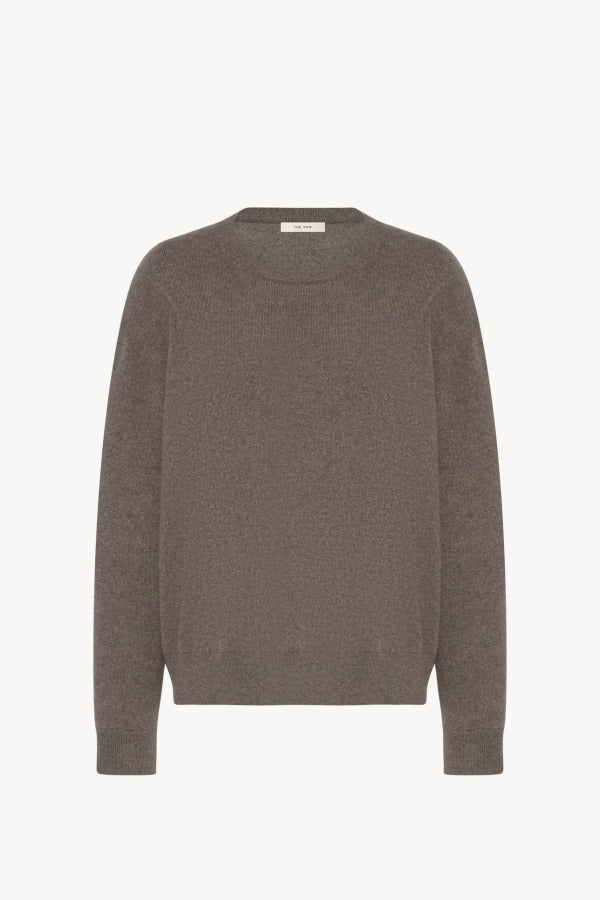 Front view of brown sepia misael top on white background, with no model shown.