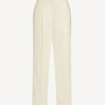 Front view of white neriah pant on white background with no model shown.