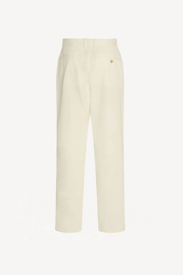 Back view of white neriah pant on white background, with no model shown.