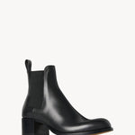 Right slanted view of black nobilis boot on white background, with no model shown.