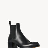 Right slanted view of black nobilis boot on white background, with no model shown.