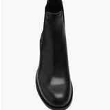 Overhead view of black nobilis boot on white background, with no model shown.