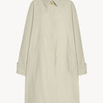 Front view of snow pluma coat on white background, with no model shown.
