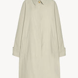 Front view of snow pluma coat on white background, with no model shown.