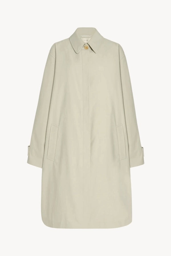 Front view of snow pluma coat on white background, with no model shown.