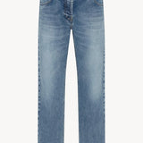 Front view of indigo Riaco Jean on white background, with no model shown.