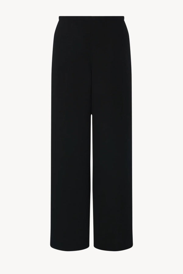 Front view of black roger pants on white background, with no model shown.