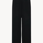 Back view of black roger pants on white background, with no model shown.