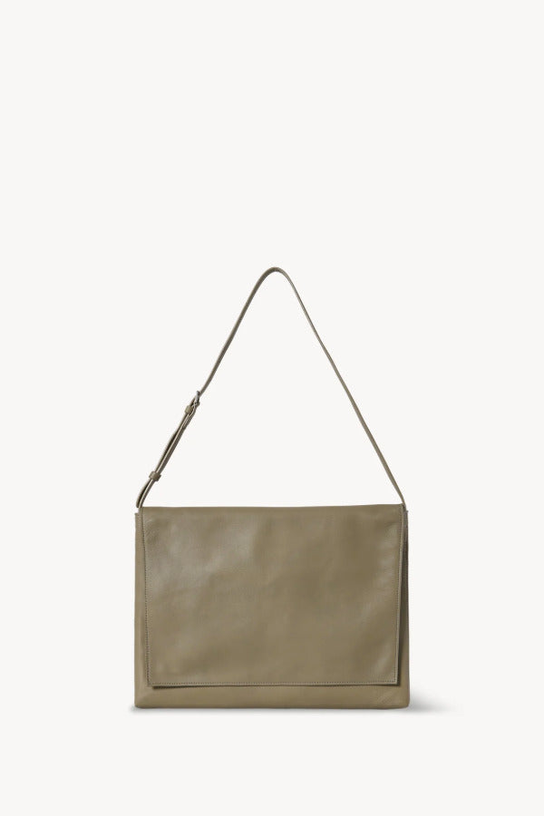 Front view of Sage Nan Shoulder Bag on white background with no model shown.