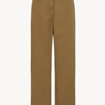 Front view of dark sand sharka pant on white background, with no model shown.