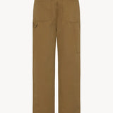 Back view of dark sand sharka pant on white background, with no model shown.