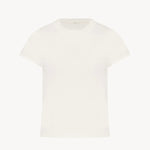 Front view of white tori top on white background, with no model shown.